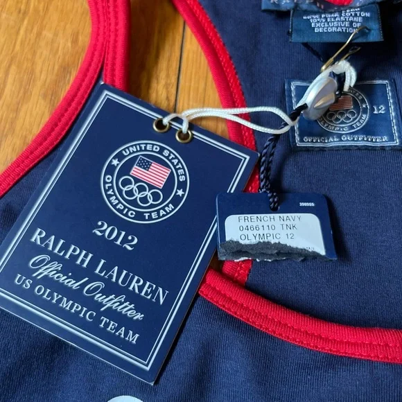 Ralph Lauren United States Olympic Team Official Olympics 2012 Tank NWT W - Picture 6 of 8